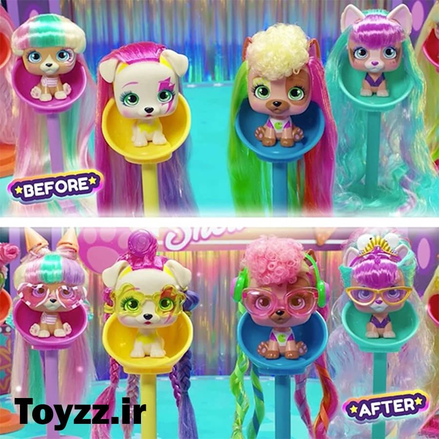 عروسک سوپرایزی Vip Pets مدل Color Boost — تصویر ۵