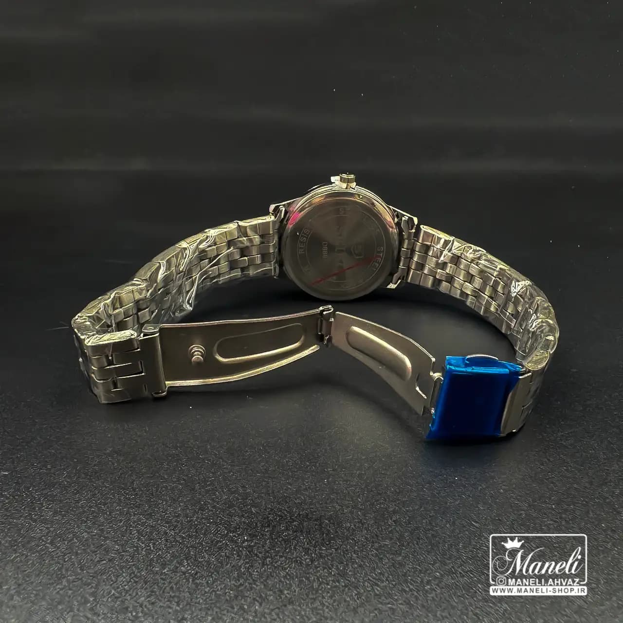 ساعت سیکو زنانه سیلور با صفحه مشکی (SEIKO) — تصویر ۵
