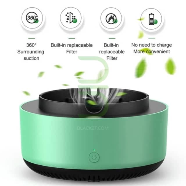 زیر سیگاری الکتریکی هوشمند مکنده دود electronic ashtray — تصویر ۷