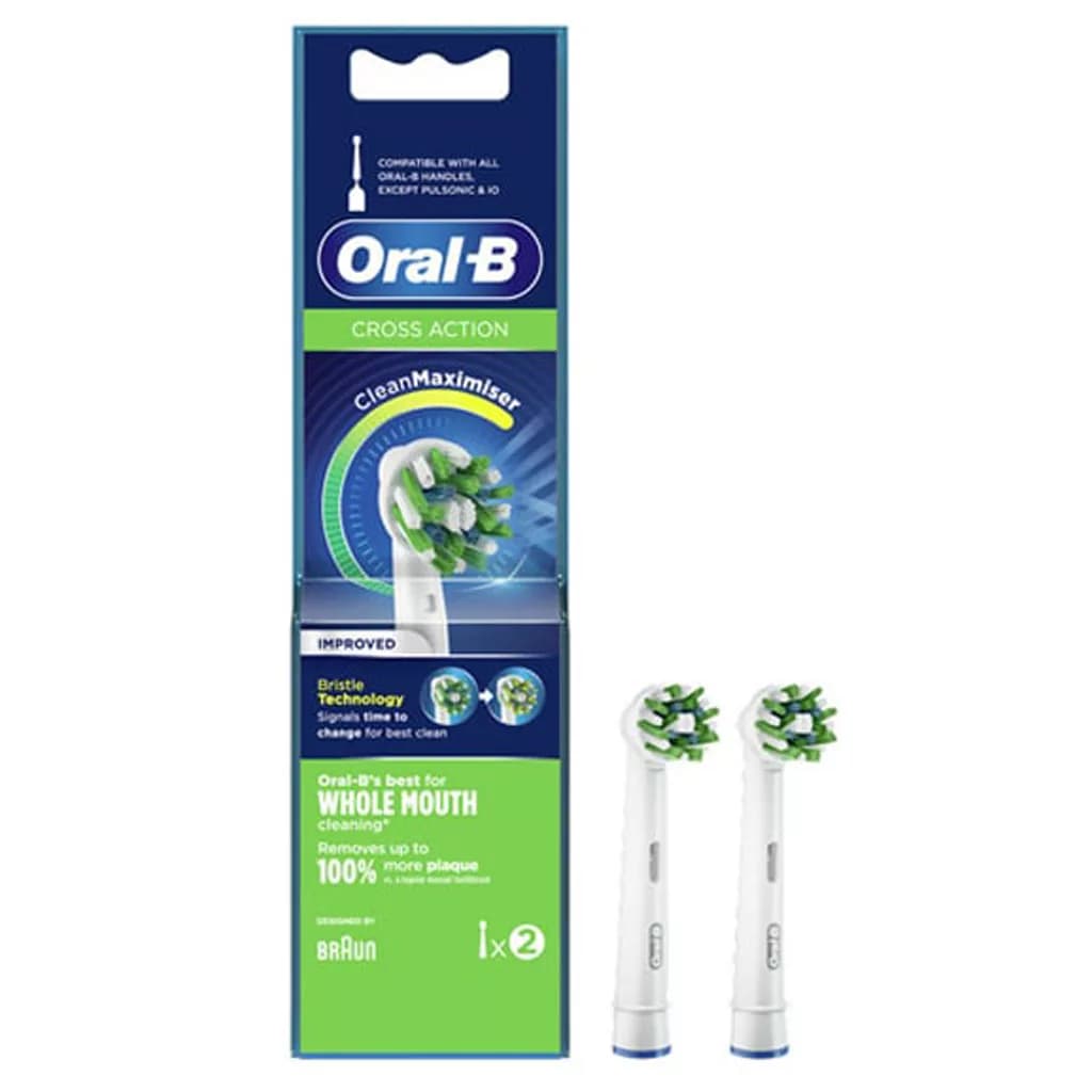 سری یدک مسواک برقی اورال بی Oral-B Cross Action بسته 2 عددی — تصویر ۶