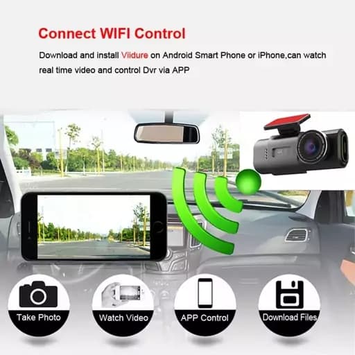 دوربین فیلمبرداری و ثبت وقایع خودرو discavery car dash cam 4k ultra — تصویر ۸