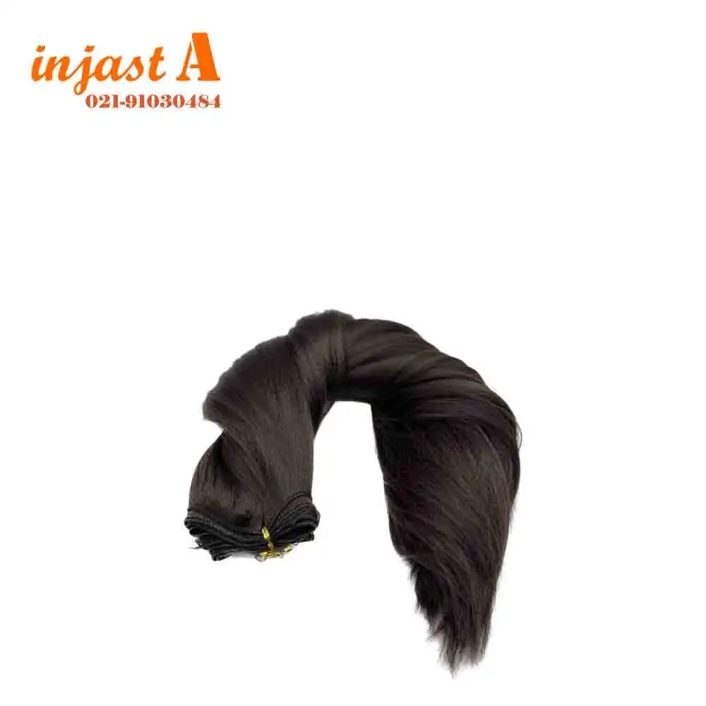اکستنشن مو زنانه سوکاپ مدل سر دوخت پوشدار — تصویر ۳