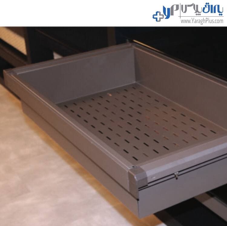 سبد فلزی ریلی داخل کمد لباس رنگ موکا طرح ایتالین فانتونی j515 – j516