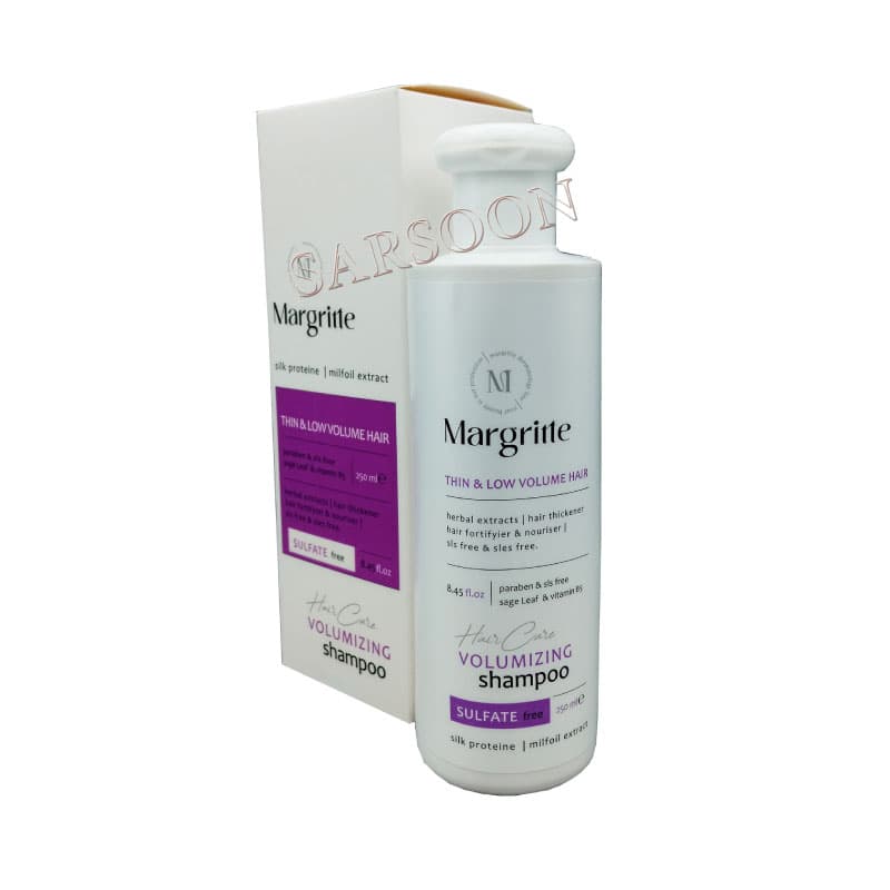 شامپو حجم دهنده مناسب موهای نازک و کم حجم مارگریت Margritte Volumizing Shampoo For Thin And Low volume Hair