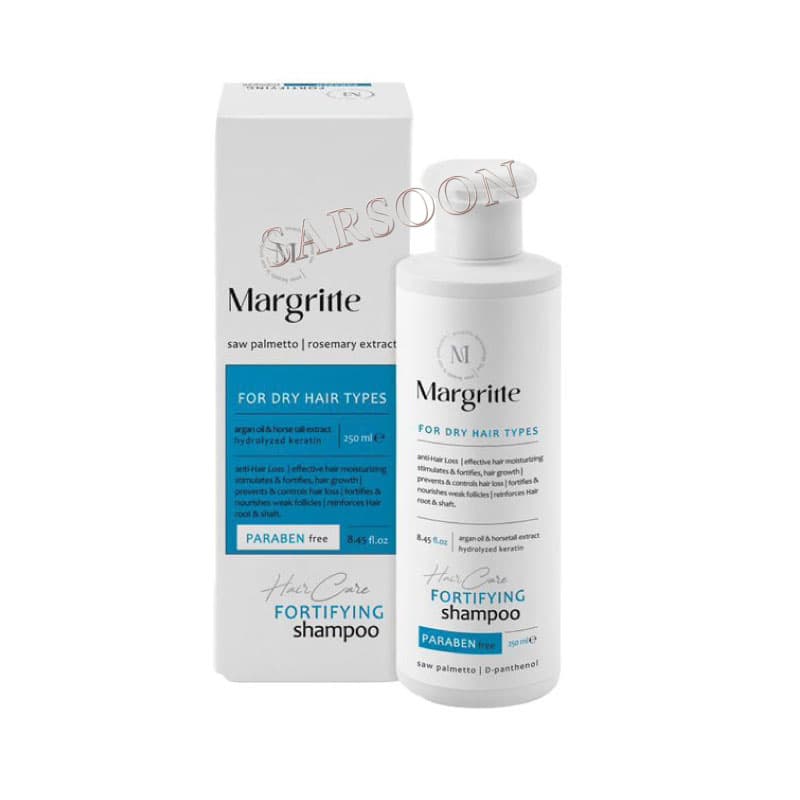 شامپو تقویت کننده مو (موهای خشک ) مارگریت Hair strengthening shampoo (dry hair) Marguerite