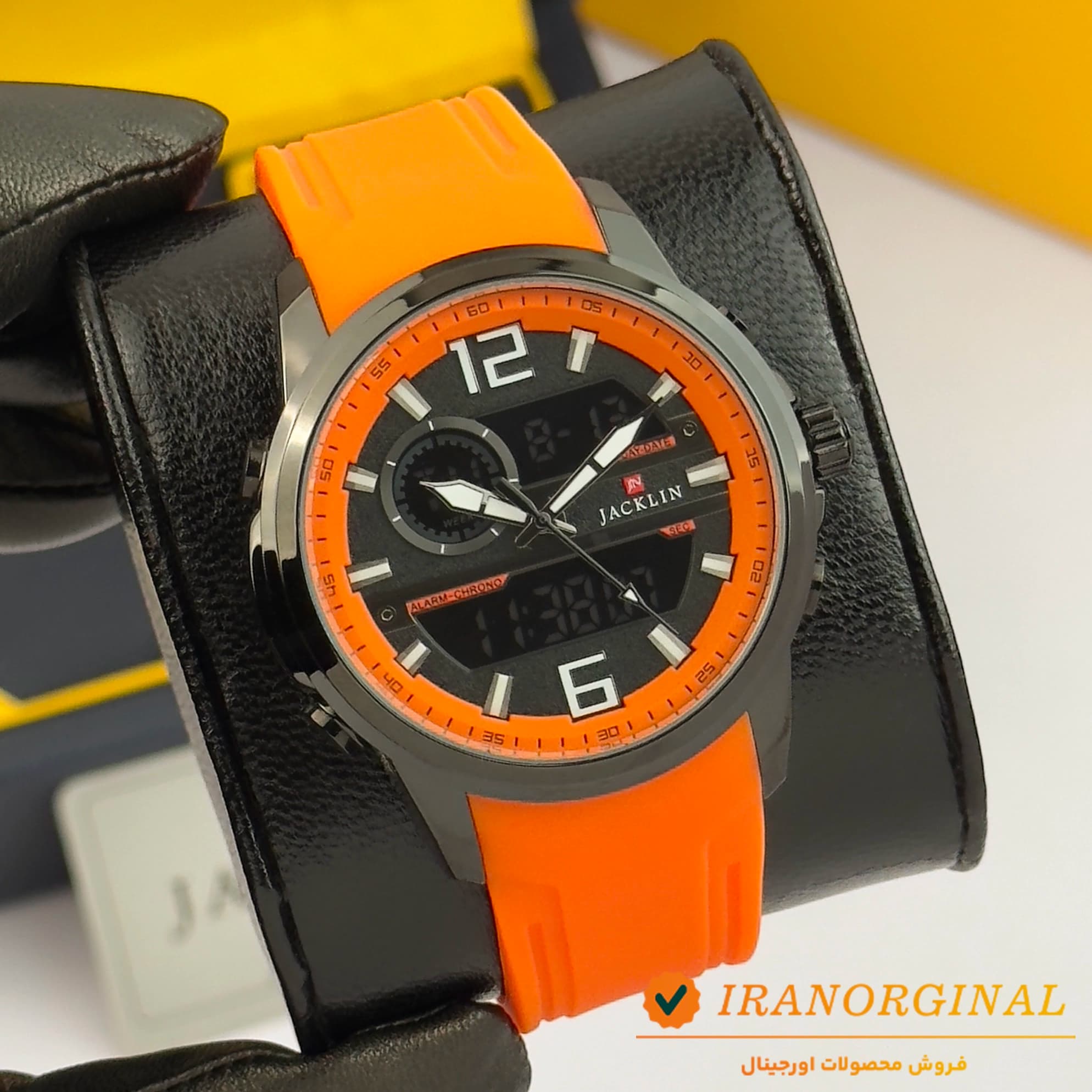 ساعت دو زمانه جاکلین مردانه Jacklin Watch 1399520ML — تصویر ۲
