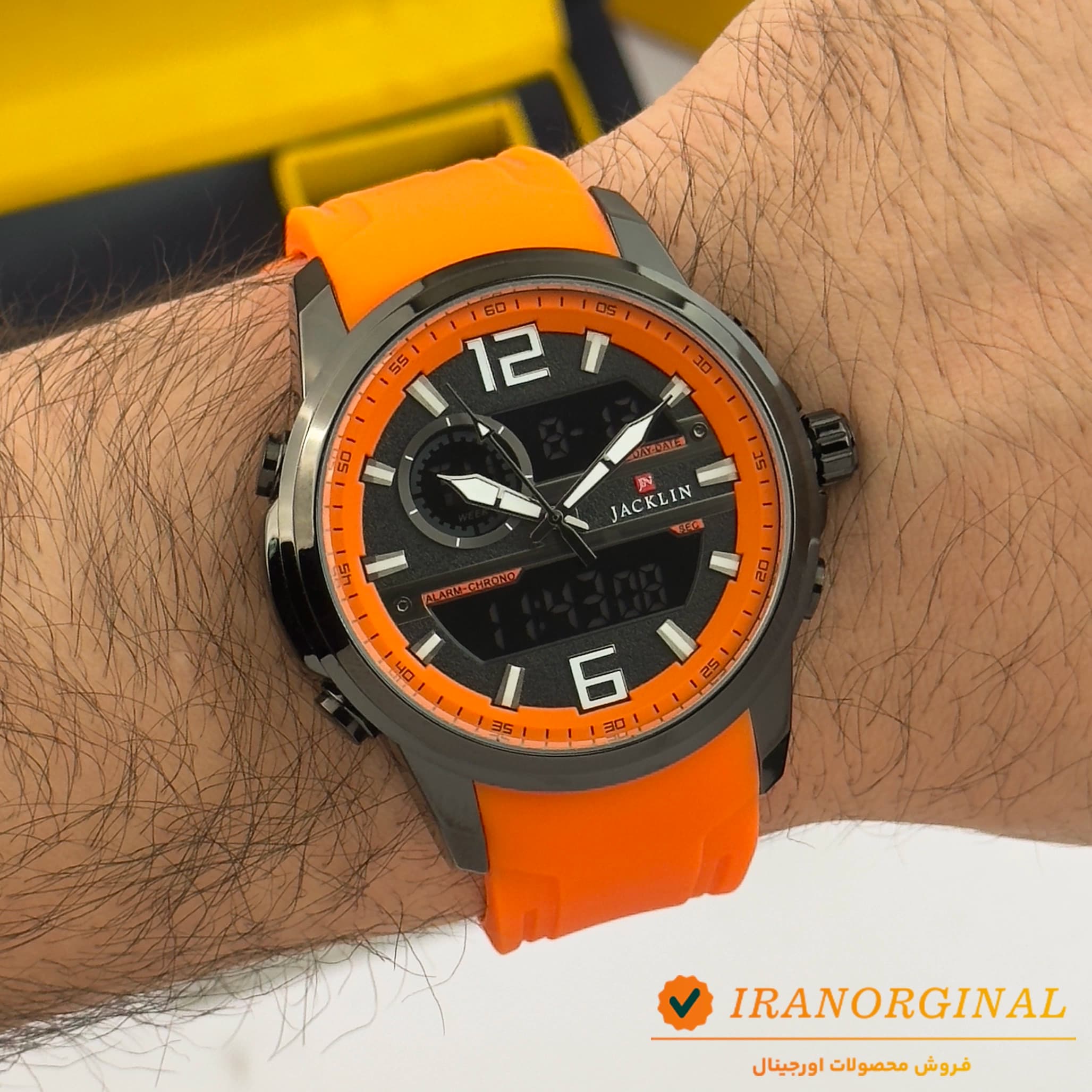 ساعت دو زمانه جاکلین مردانه Jacklin Watch 1399520ML — تصویر ۳