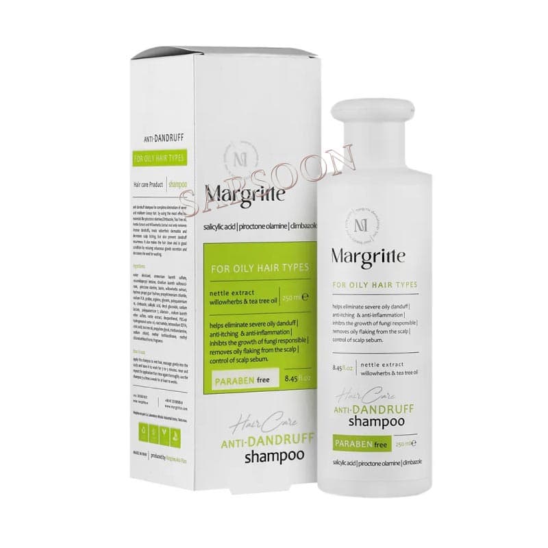 شامپو ضد شوره موی چرب مارگریت Margritte Anti Dandruff Shampoo For Oily Hair