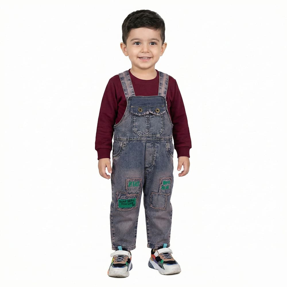 بیلر نوزادی پسرانه چاپ re racy سایز 6 تا 18 ماه کد 11211 — تصویر ۲