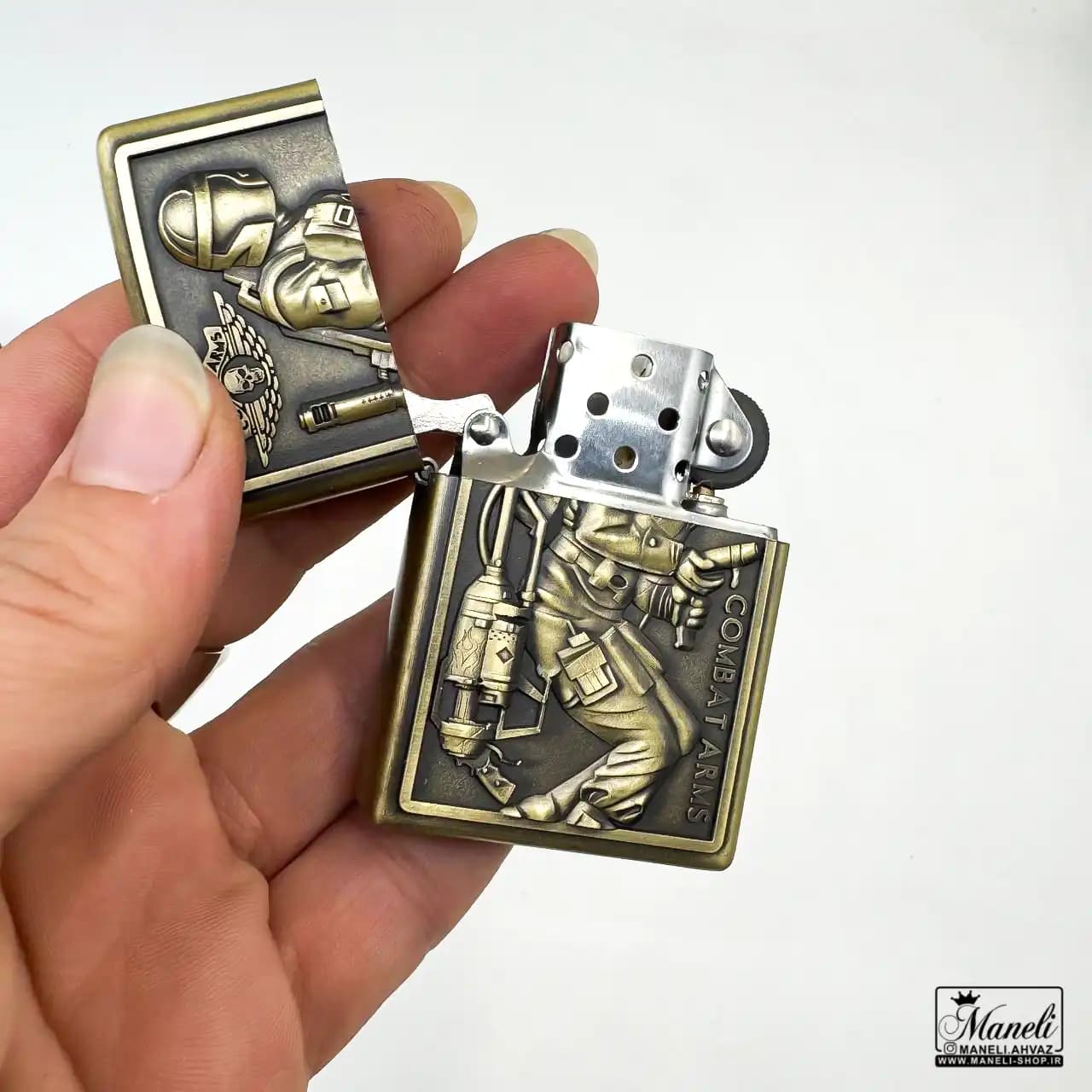 پک هدیه فندک بنزینی و جاکلیدی طرح combat arms — تصویر ۵