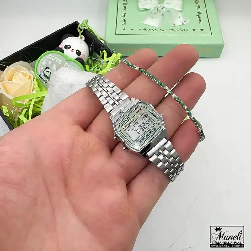 باکس هدیه ای ولنتاین دخترانه سبز پاستیلی — تصویر ۲