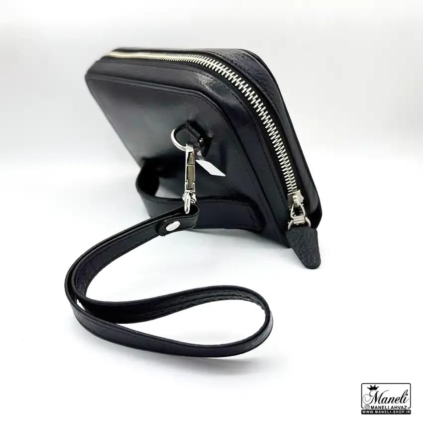 کیف دستی چرم طبیعی ساده و کلاسیک — تصویر ۲