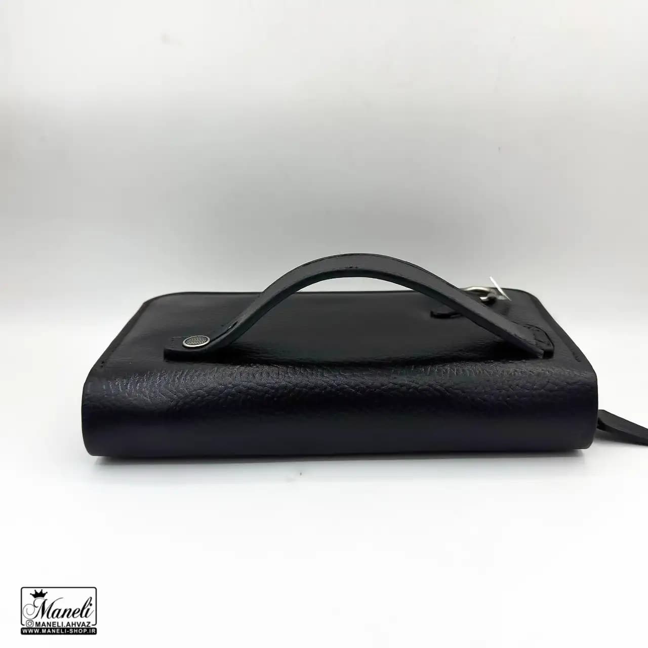 کیف دستی چرم طبیعی ساده و کلاسیک — تصویر ۴