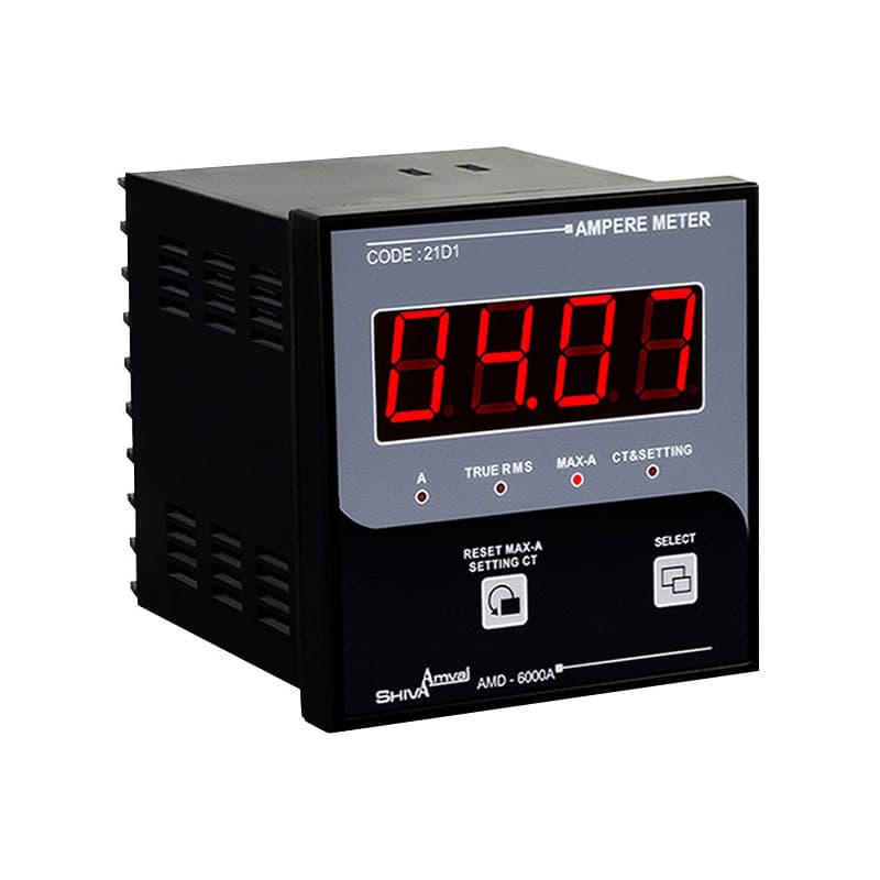 آمپر متر تکی 96 دیجیتال شیوا امواج