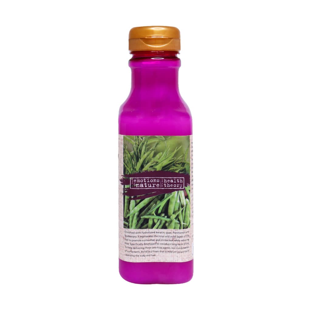 شامپو کراتینه مناسب موهای مجعد هلس تئوری 385 میلی لیتر Healtheory Keratin Anti Frizz Shampoo 385 ml — تصویر ۲