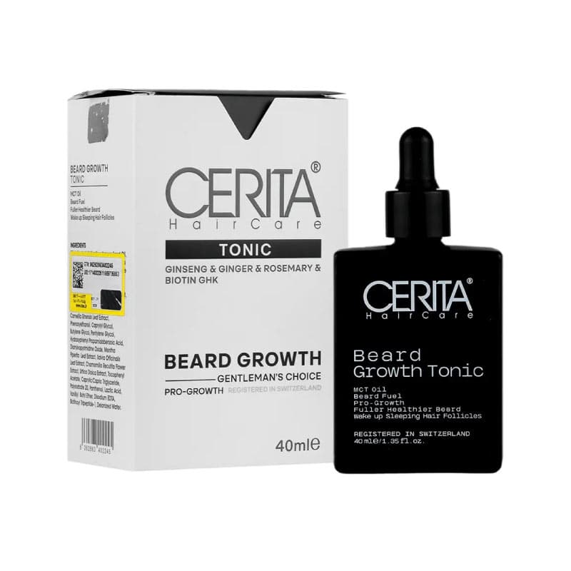 تونیک تقویت ریش سریتا 40 میلی لیتر Cerita Beard Growth Tonic