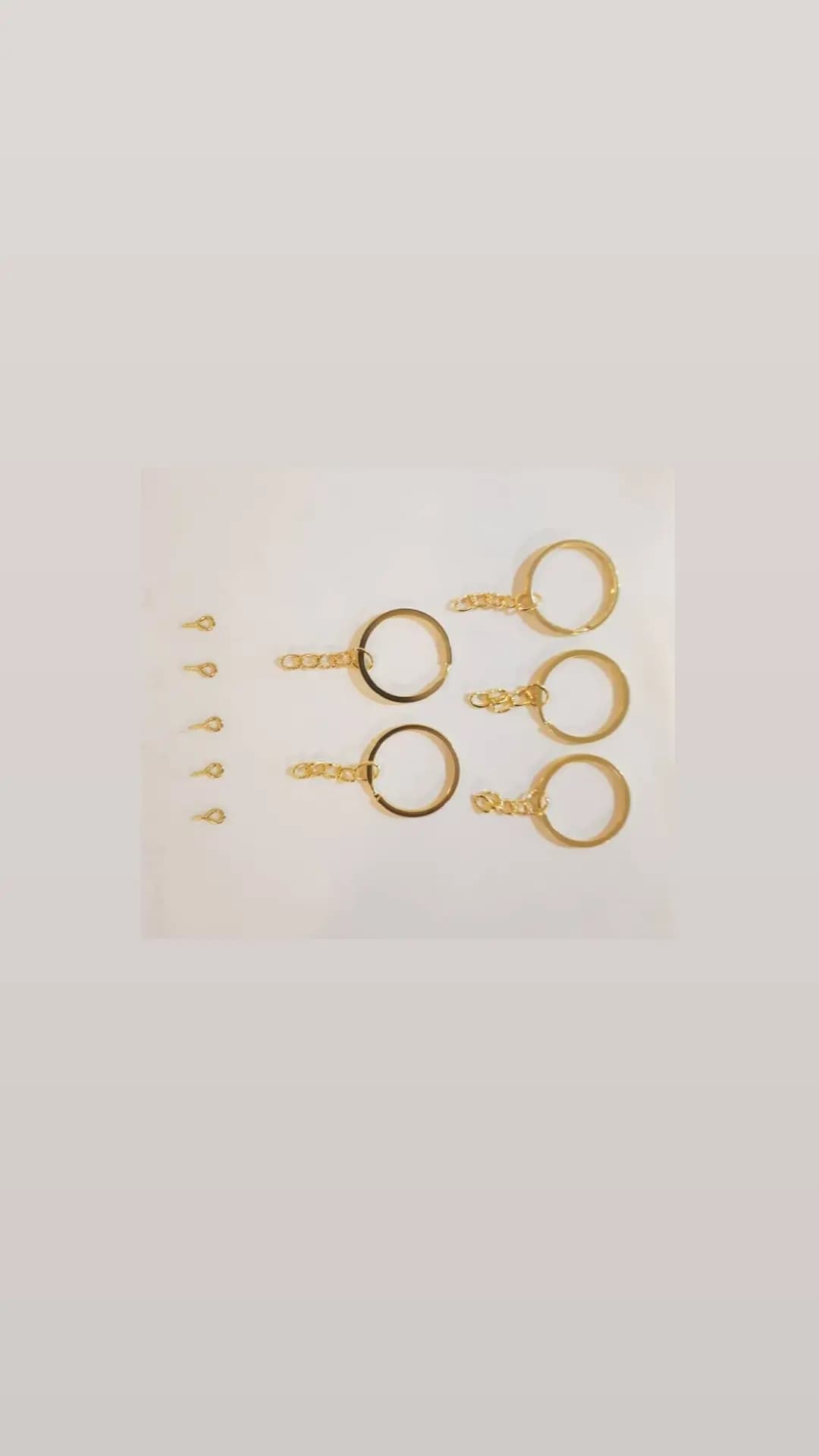 جاسوییچی ساده و پیچ اتصال بسته ۵ عددی-طلایی