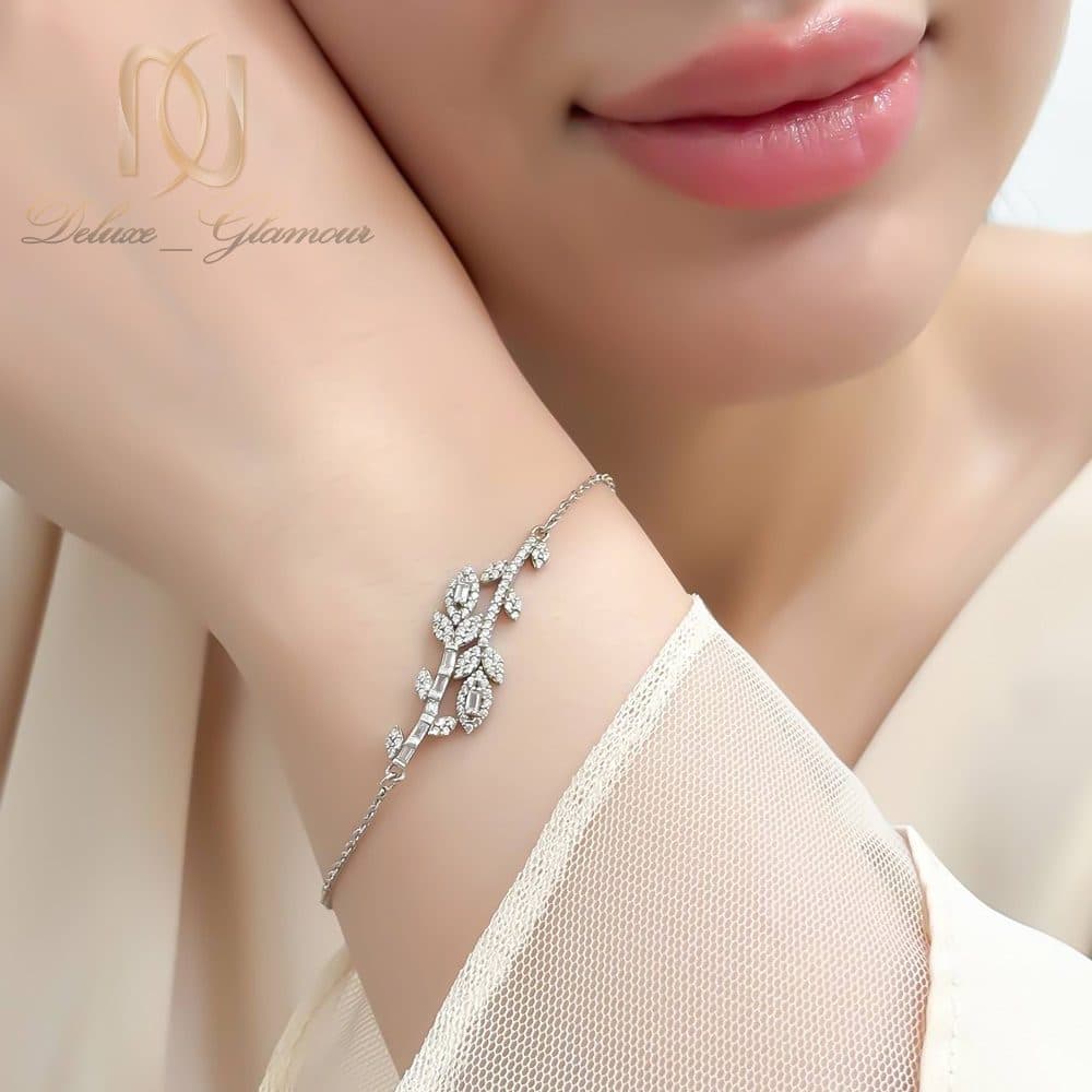 دستبند نقره زنانه مدل شاخه — تصویر ۳