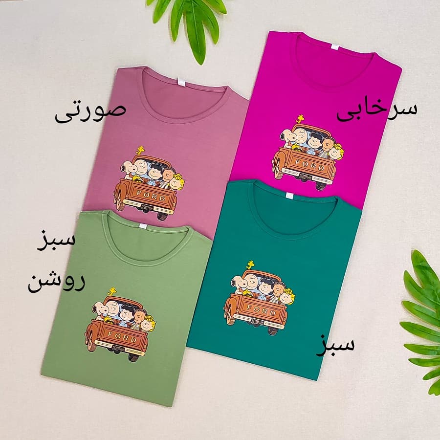 تی شرت زنانه کد TSH65 — تصویر ۳