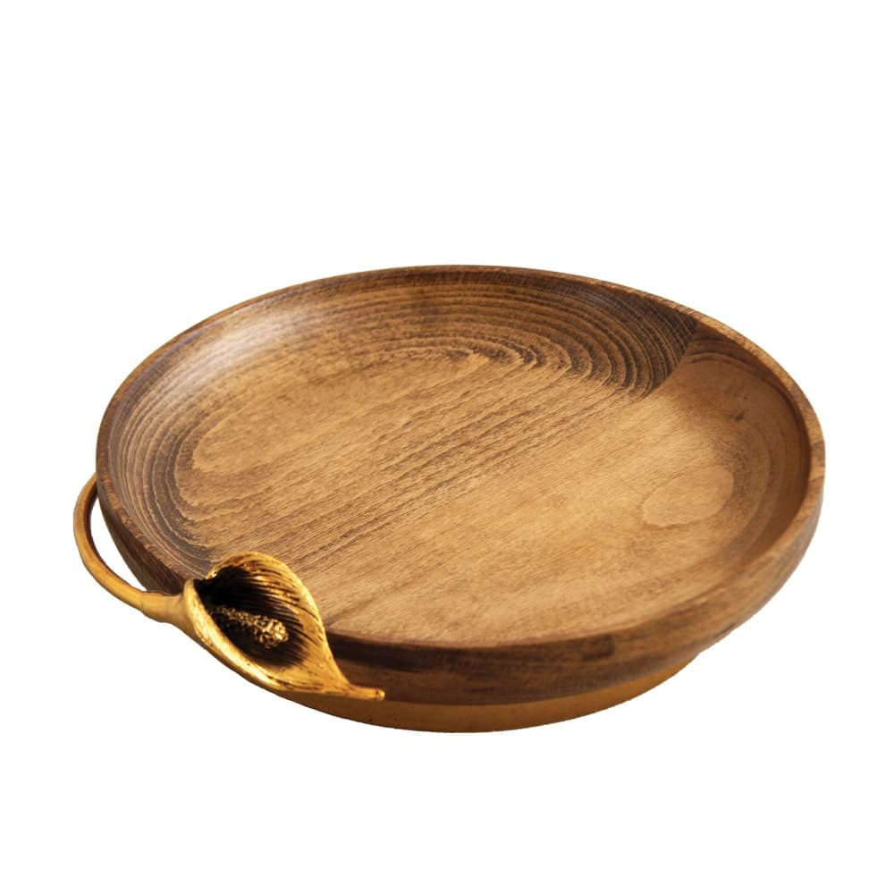 پیاله و پيش دستی چوبی مدل اركيده کد G-057058 — تصویر ۵