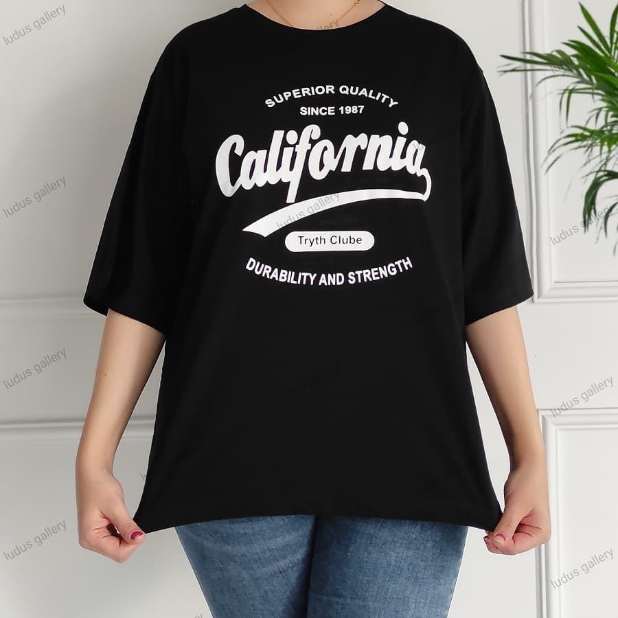 تیشرت زنانه طرح California کد TSH47