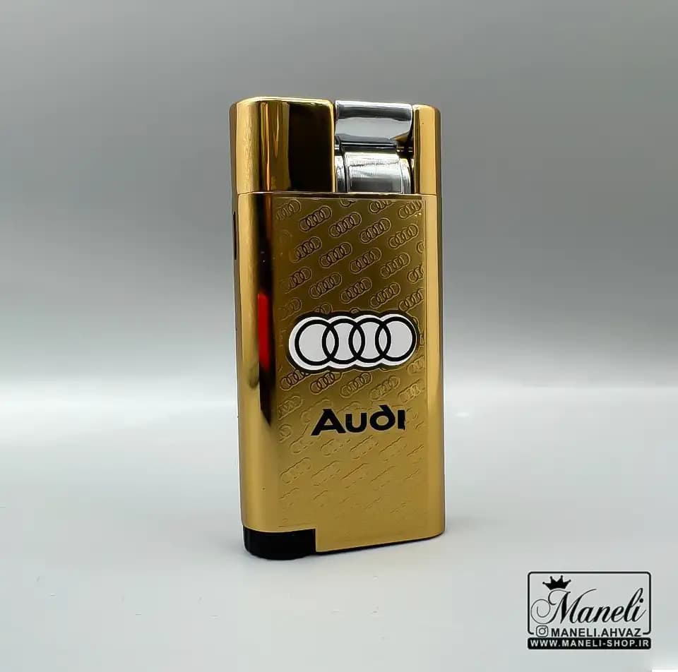 فندک گازی طلایی AUDI.BMW شعله گازی|140408159 — تصویر ۵
