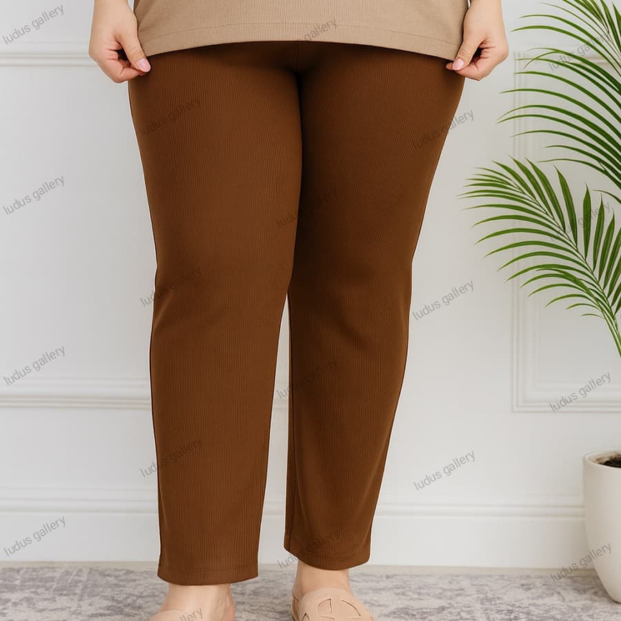 شلوار سایز بزرگ کبریتی زنانه