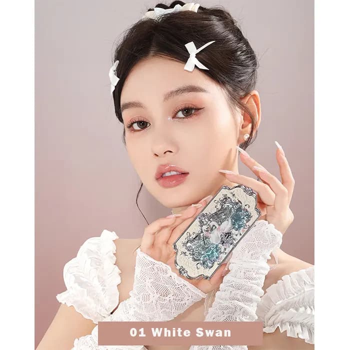 پالت سایه 6 رنگ فلاور نوز مدل Swan Ballet — تصویر ۳