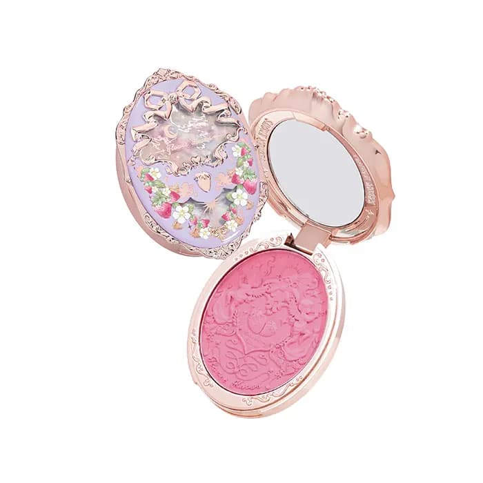 رژ گونه فلاور نوز مدل Violet Strawberry Rococo