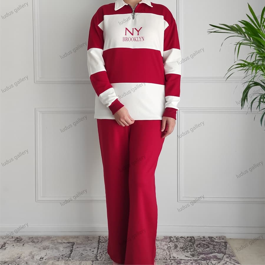 ست بلوز و شلوار زنانه طرح NY