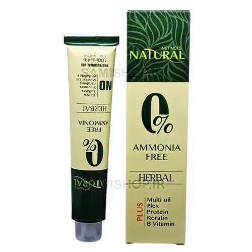 رنگ موی بدون آمونیاک نچرال Natural ، شماره 1/0