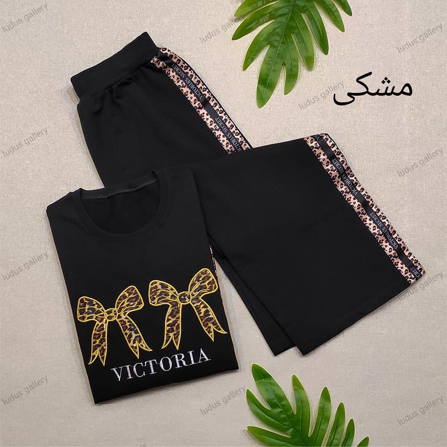 ست بلوز و شلوار بگ زنانه طرح پاپیون — تصویر ۹