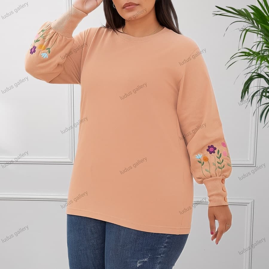 بلوز سایز بزرگ زنانه