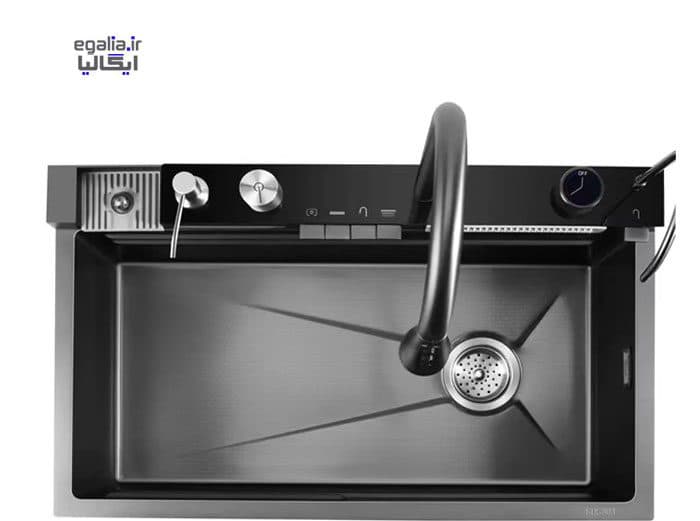 سینک آبشاری پیانویی ۵ کلید برند هوآدیو huadiao