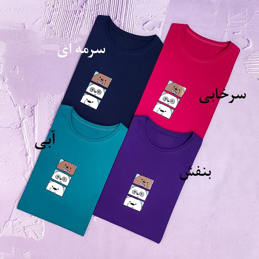 تیشرت کیوت زنانه کد TSH08 — تصویر ۳