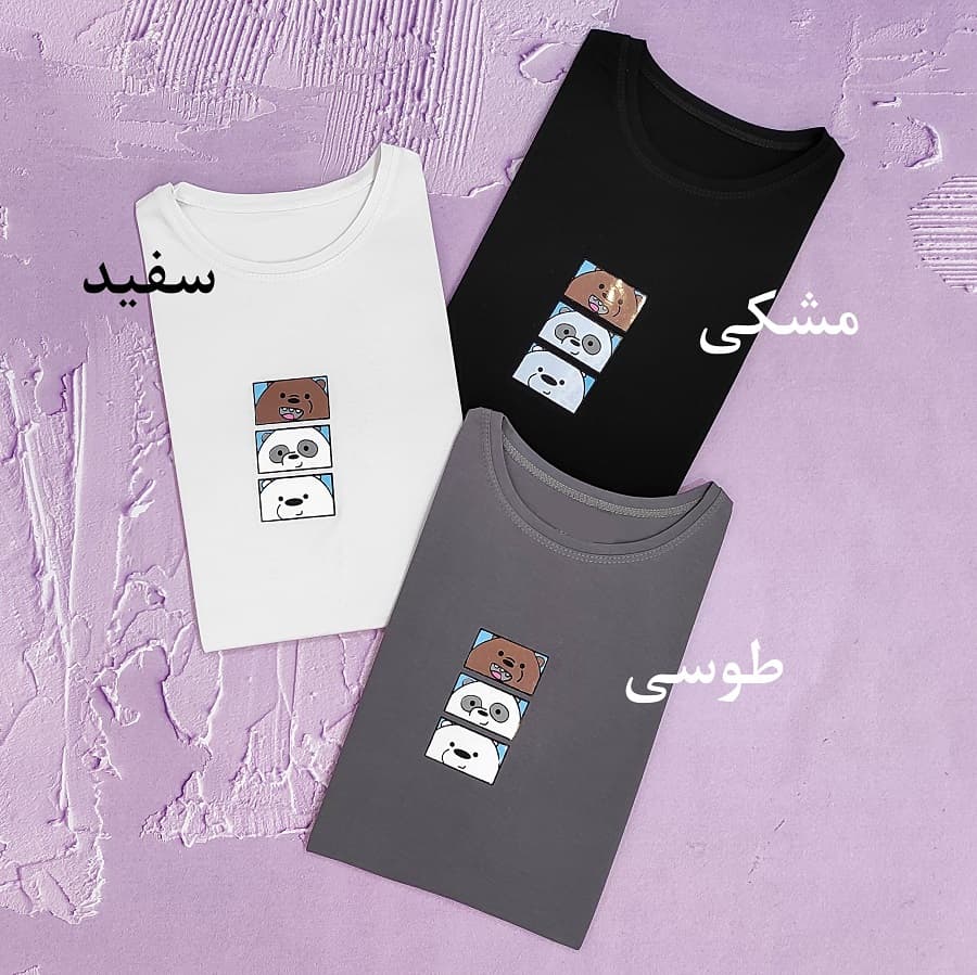 تیشرت کیوت زنانه کد TSH08 — تصویر ۴