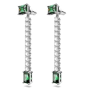 گوشواره سبز سواروسکی اورجینال Swarovski Matrix damla küpeler 5665786