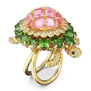 انگشتر لاک پشت سواروسکی اورجینال Swarovski Idyllia cocktail ring