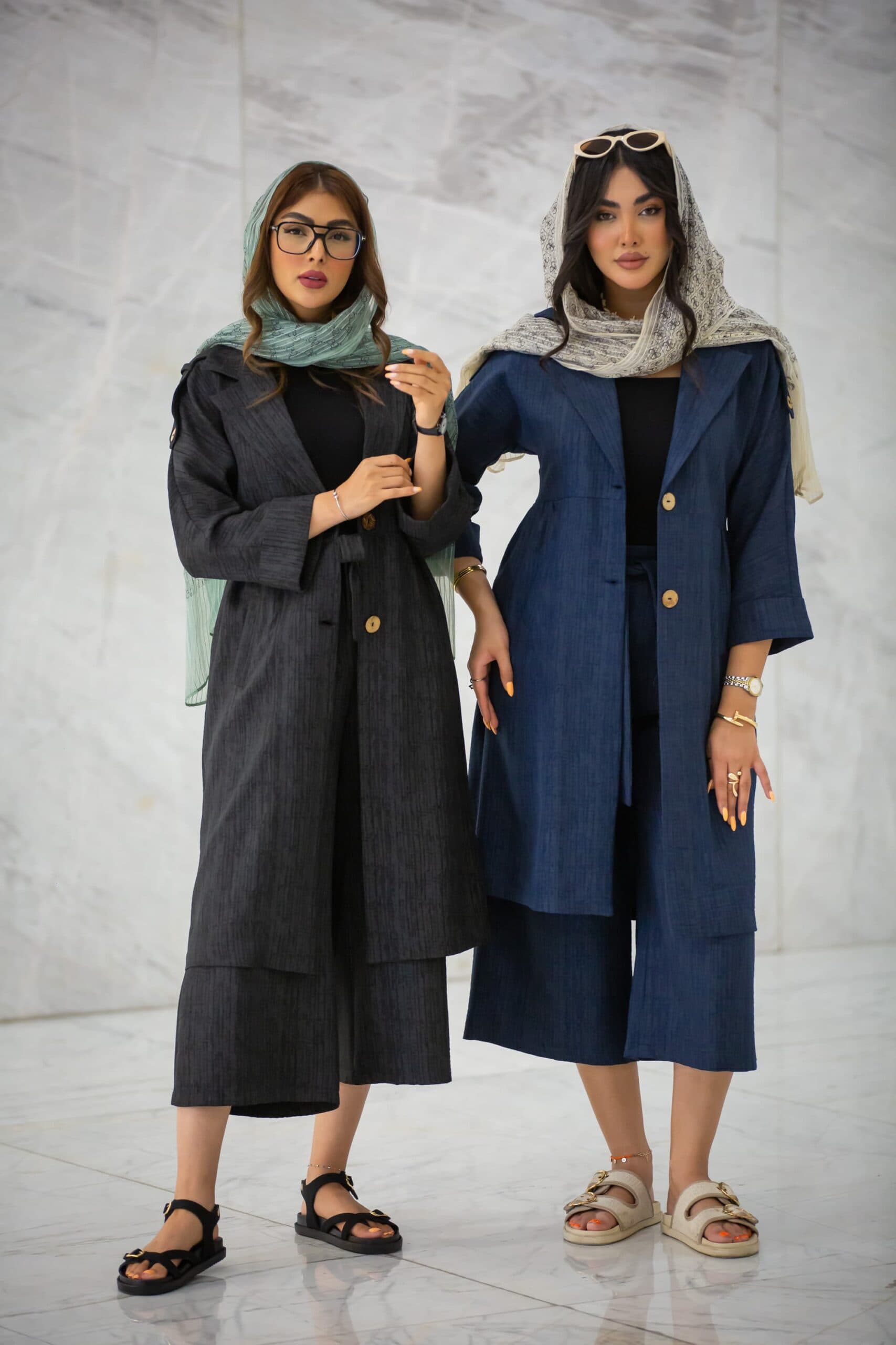 مانتو بلند کمرچین پرینت — تصویر ۹