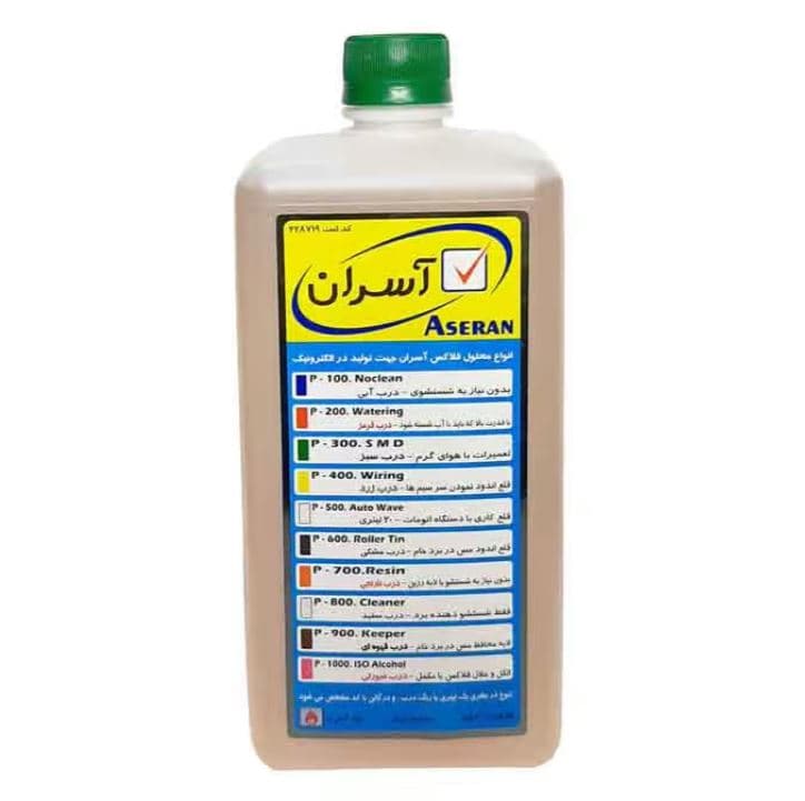 مایع فلاکس آسران مدل ASERAN P-300-SMD درب سبز (1 لیتری) — تصویر ۲