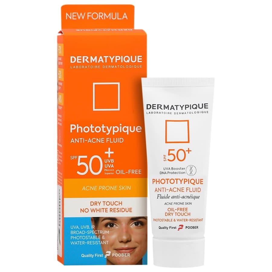 ضد آفتاب بی رنگ پوست چرب SPF50 درماتیپیک 50 میلی لیتر — تصویر ۲