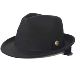 کلاه شاپوی فدورا مشکی ماماسورباتیMamasorbatti Fedora Black 110118