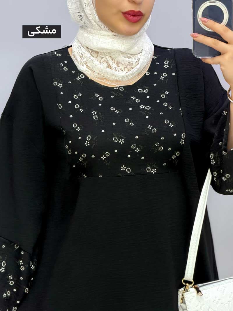 کفتان یقه گرد ابروبادی میسان کد 101151 — تصویر ۳