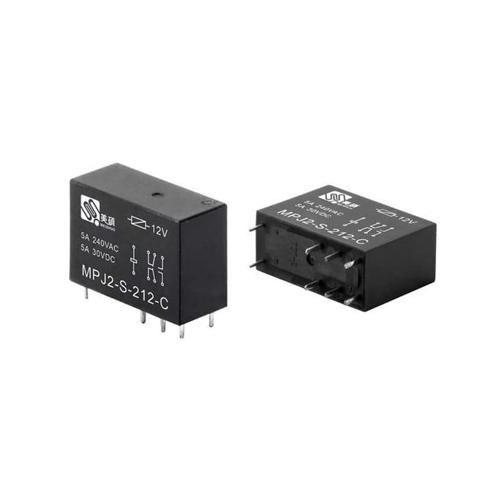 رله 12 ولت 5 آمپر 8 پین MPJ2-S-212-C
