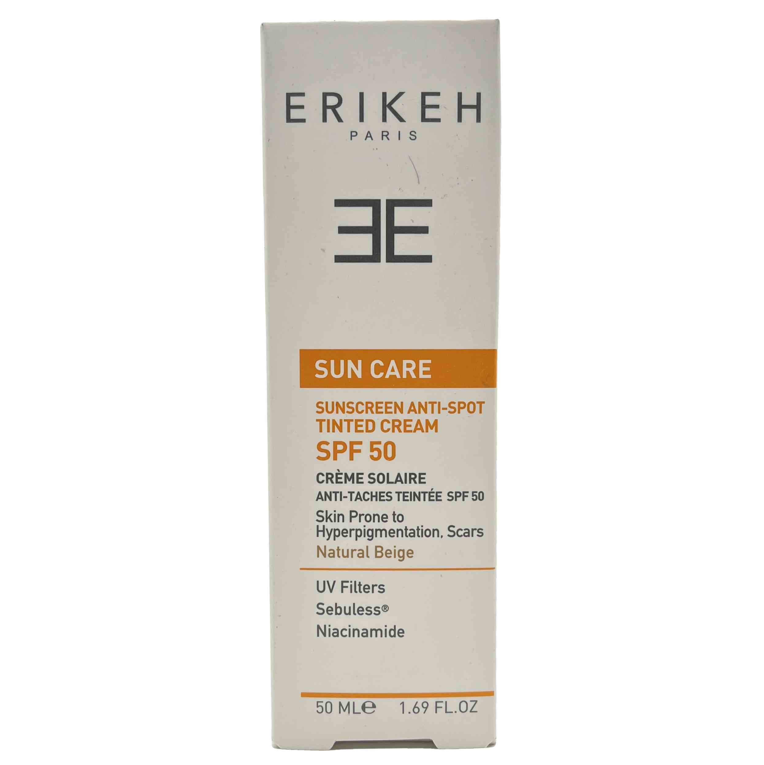 کرم ضد آفتاب و ضد لک بژ طبیعی اریکه SPF50