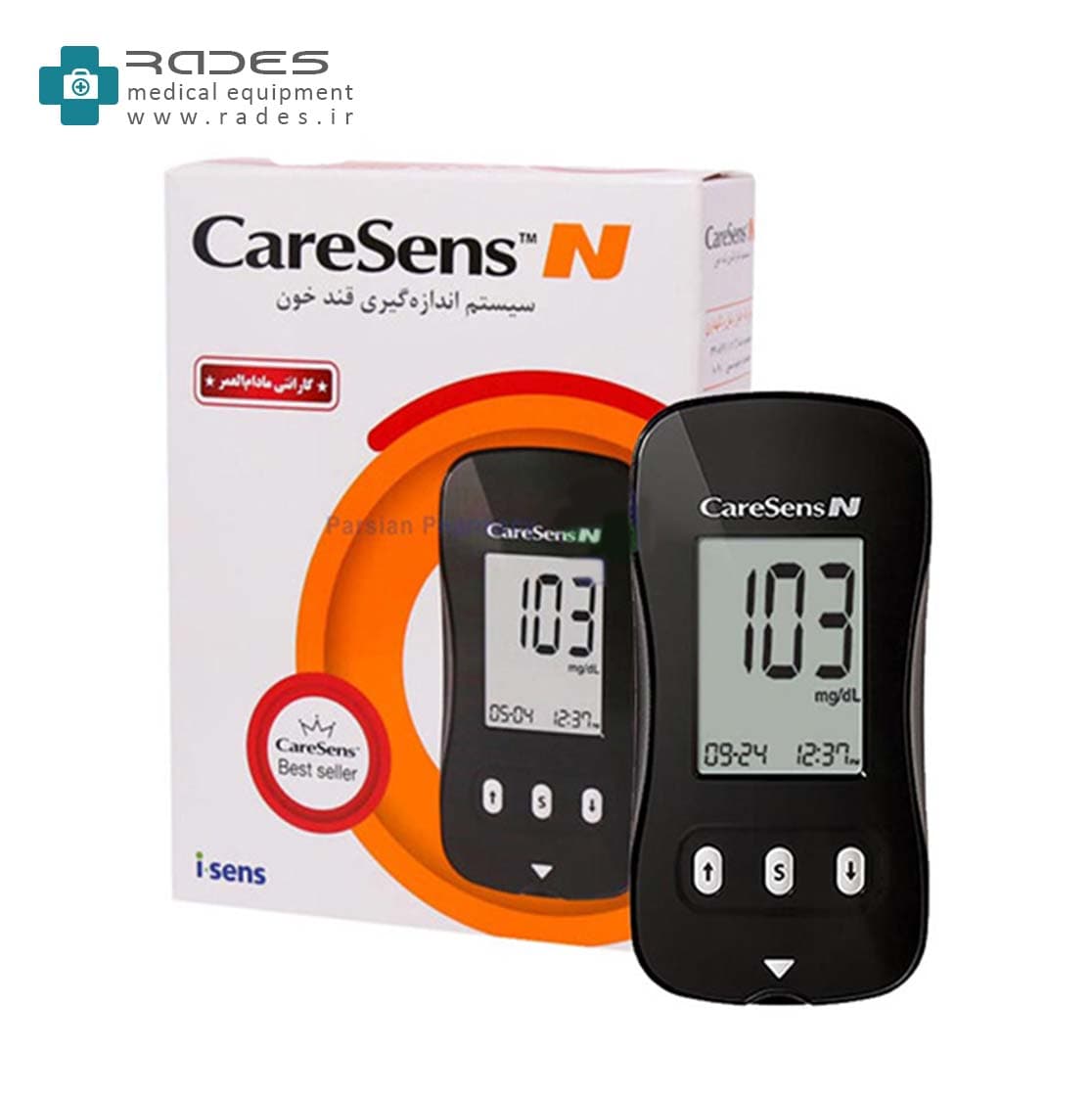 دستگاه تست قند خون کرسنس + 25 عدد کیت | Caresens — تصویر ۵