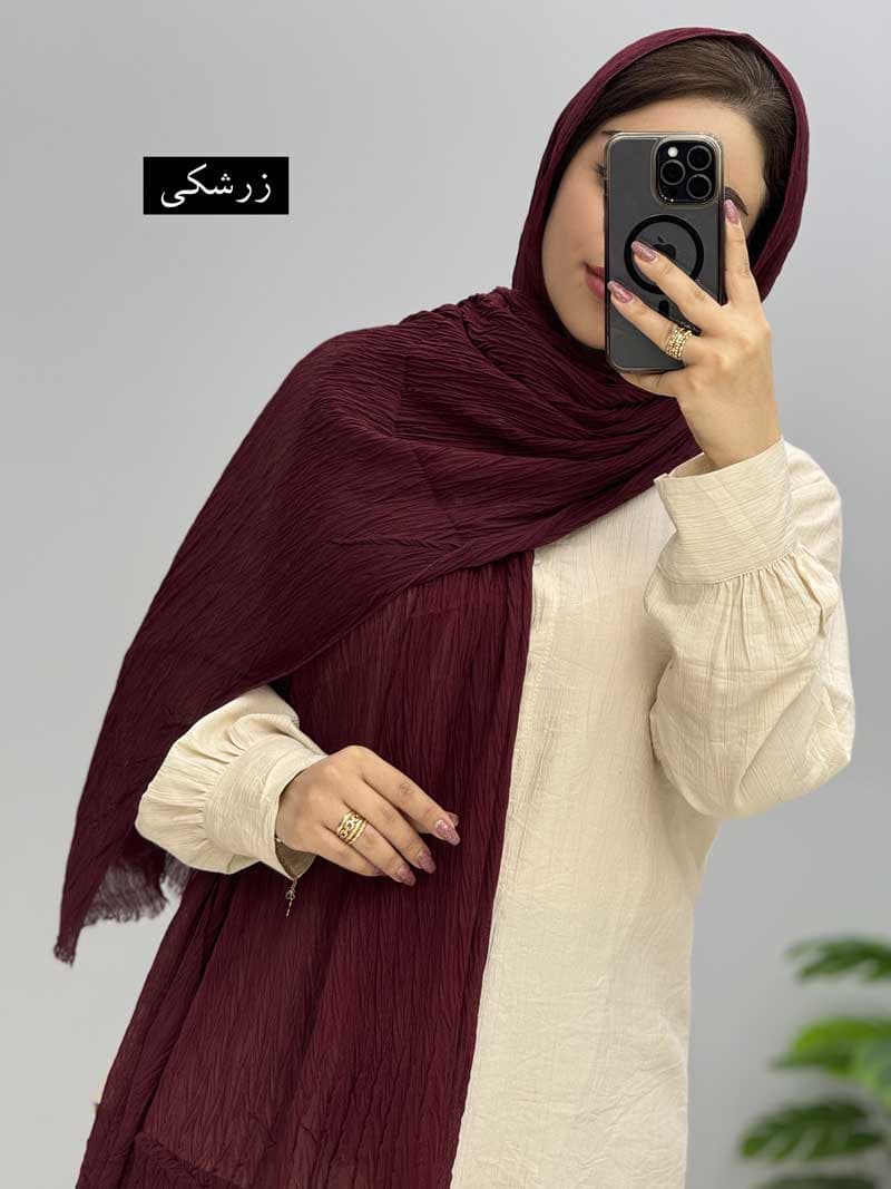 شال پلیسه چیگل کد 11026 — تصویر ۳