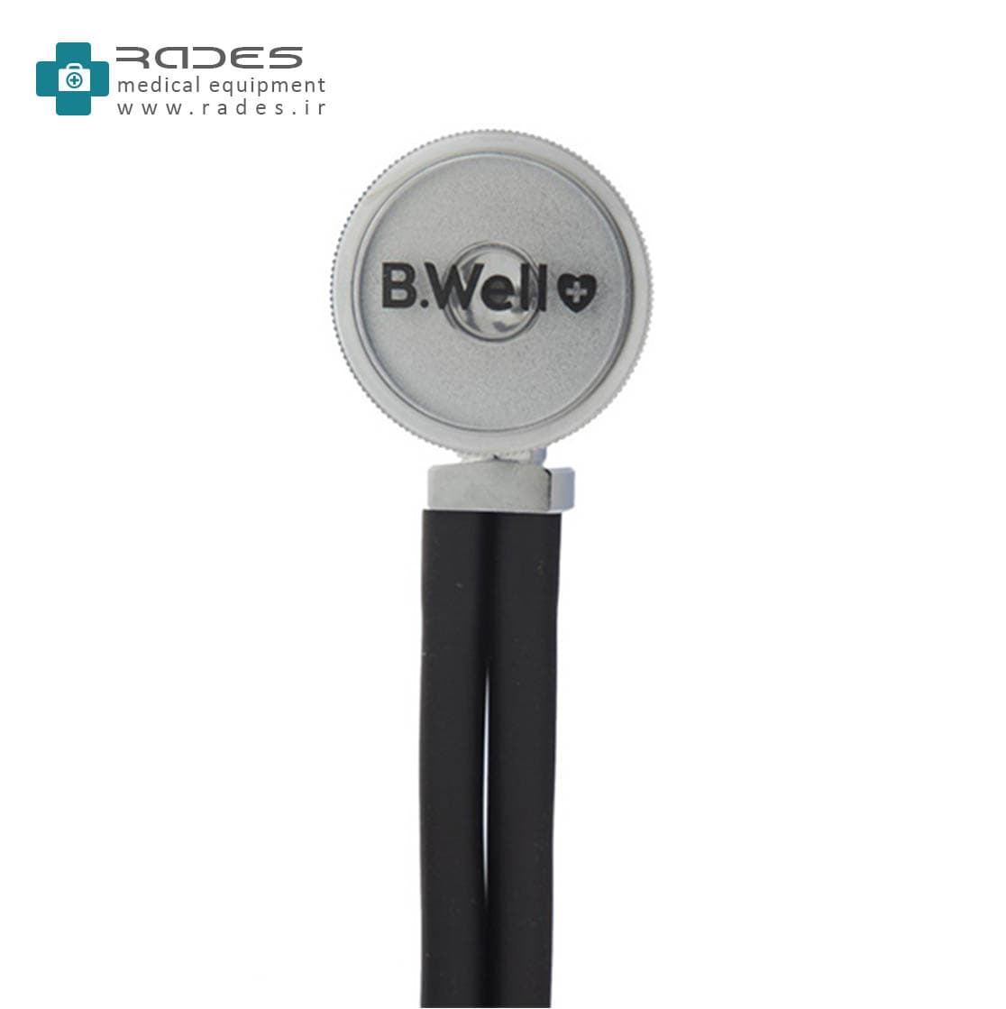 گوشی پزشکی دو شلنگه بیول B-Well مدل WS-3 آبی/مشکی/بنفش — تصویر ۴