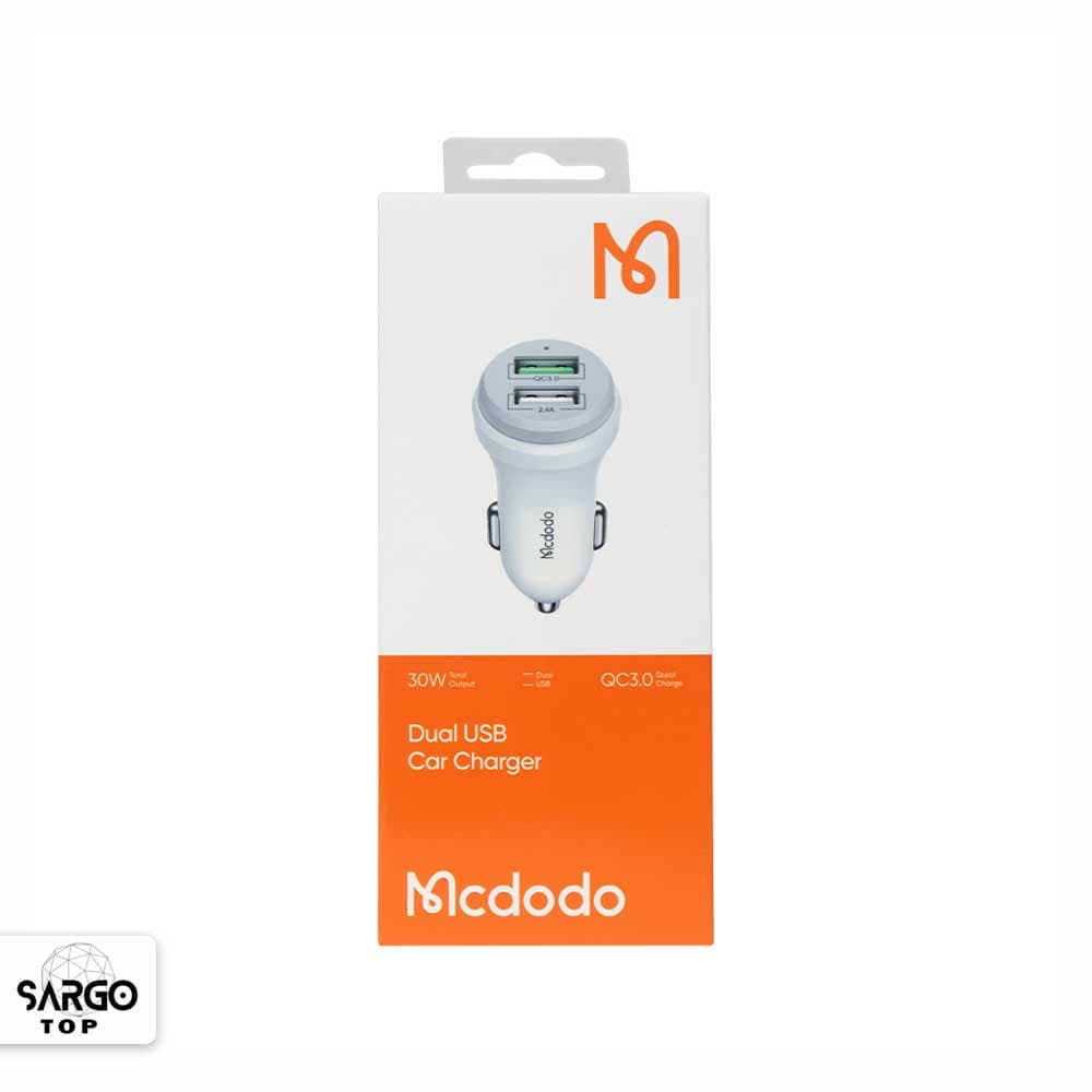 شارژر فندکی مک دودو 30 وات سفید مدل CC-3840 — تصویر ۳