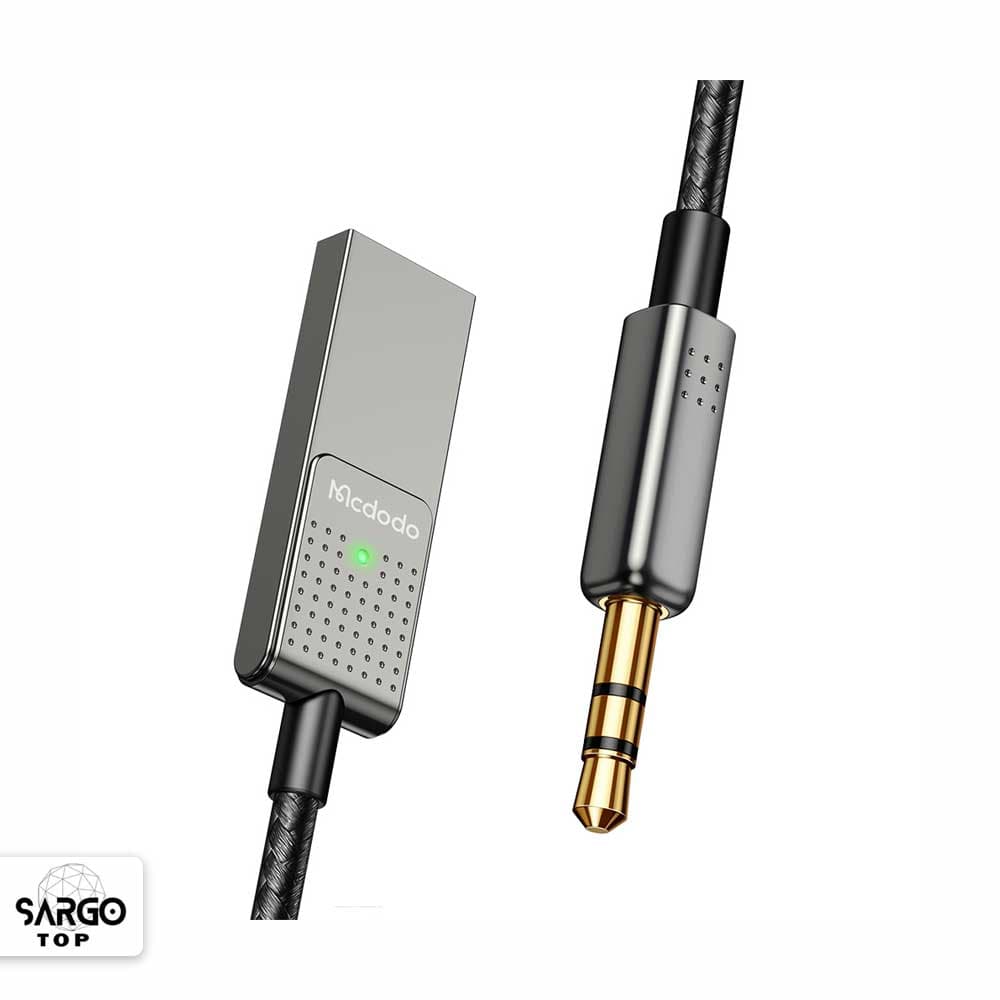 گیرنده صوتی بلوتوثی Aux خودرو مک دودو (Mcdodo) مشکی مدل CA-8700